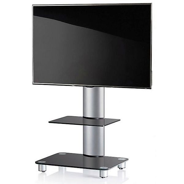 VCM TV-Rack "VCM TV Standfuß mit Zwischenboden  Alu Fernseh Ständer rollbar günstig online kaufen