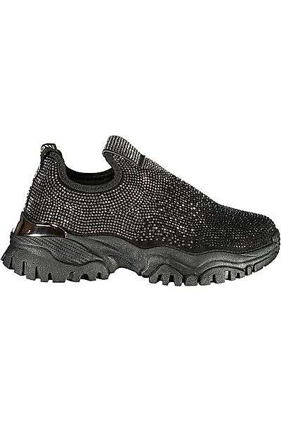 Laura Biagiotti Sneaker Eleganter Damensportschuh Schwarz mit Strass und günstig online kaufen