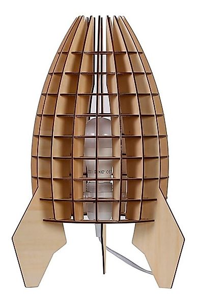 Kayoom Tischleuchte »Tischlampe Aviator Holz«, 1 flammig, Leuchtmittel E27 günstig online kaufen