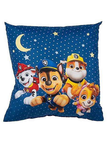 United Labels® Dekokissen Paw Patrol Kissen Mond & Sterne Plüsch Zierkissen günstig online kaufen