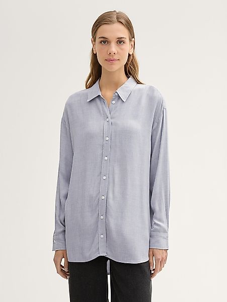 TOM TAILOR Denim Langarmbluse Oversized Hemdbluse günstig online kaufen