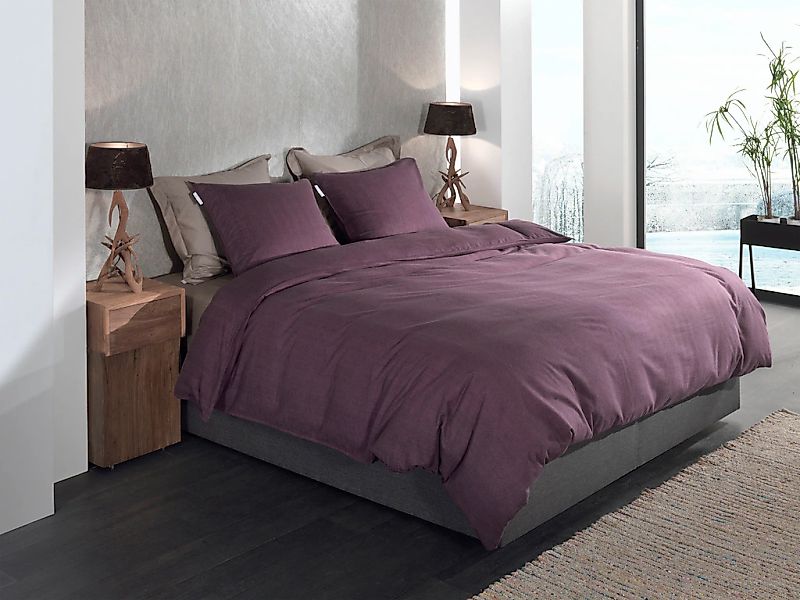 Heckett & Lane Bettwäsche "Spina" 2 Stk. tlg. Fischgrät Muster, 100% Baumwo günstig online kaufen