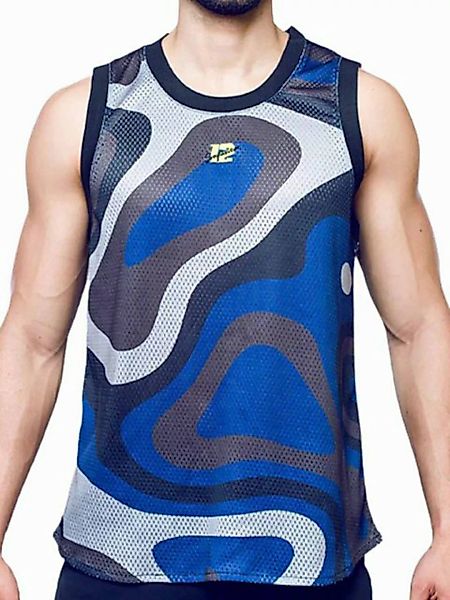 Supawear T-Shirt Supawear Mesh Jersey Tank Top Blue Print Combo günstig online kaufen