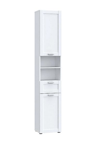FORTE Hochschrank LOKKO, Weiß matt, 2 Türen, 1 Schublade, B 35 x H 191 x T günstig online kaufen
