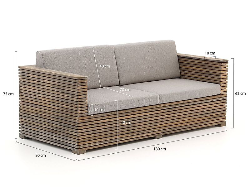 ROUGH-C Gartensofa 180 cm günstig online kaufen