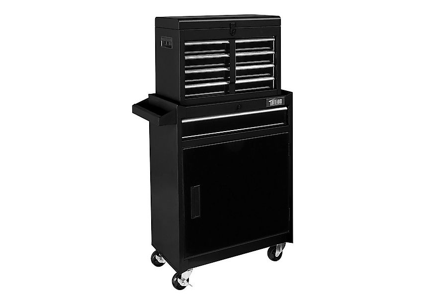 VINGLI Werkstattwagen 2 in 1 Werkzeugwagen mit 5 Schubladen, Werkstattschra günstig online kaufen