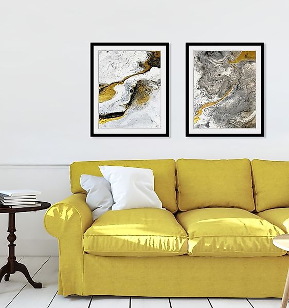 queence Bild »Tweety«, Abstrakt-Kunst-Marmor-Modern, HD Premium Poster-Druc günstig online kaufen