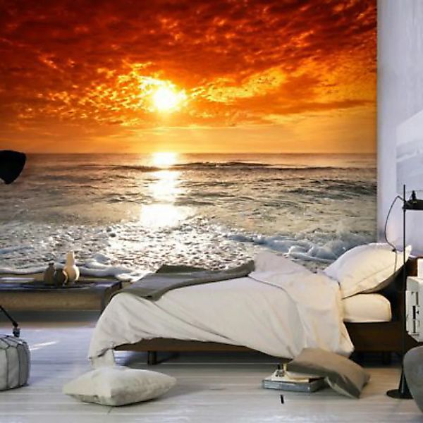 artgeist Fototapete Märchenhafter Sonnenuntergang mehrfarbig Gr. 350 x 270 günstig online kaufen