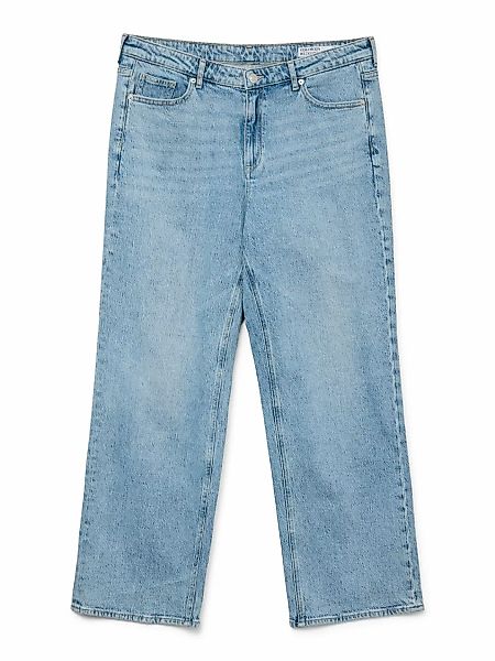 Vero Moda Curve High-waist-Jeans "VMCTESSA HR WIDE J RA339 GA CUR NOOS" günstig online kaufen