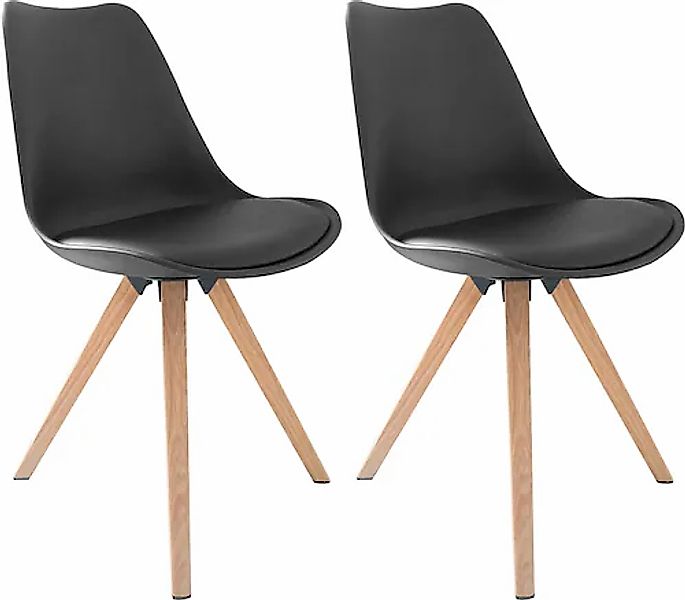 byLIVING Esszimmerstuhl »Kira«, 2 St., Kunstleder, Sitzschale mit Sitzkisse günstig online kaufen