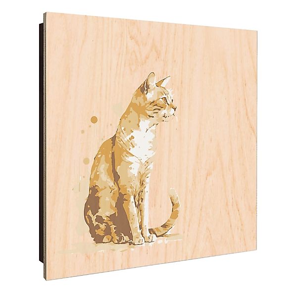 Banjado Großer Schlüsselkasten Holz 30x30cm Schwarz Scharnier Links 50 Hake günstig online kaufen