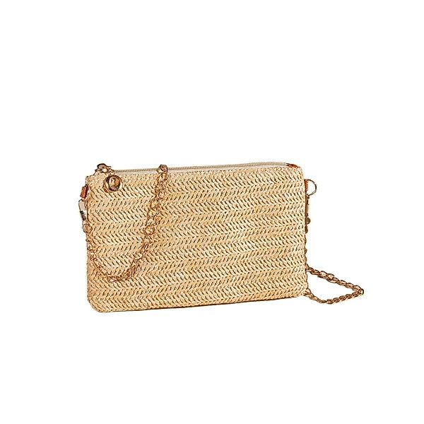 Coonoor Clutch Damen-Clutch aus Stroh, Bohemian-Stil, günstig online kaufen