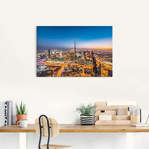 Artland Leinwandbild »Dubai IV«, Bilder von Asien, (1 St.), auf Keilrahmen günstig online kaufen