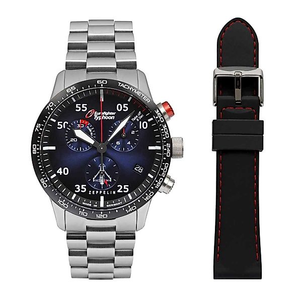 ZEPPELIN Chronograph Eurofighter Typhoon Herrenuhr 7298M-3SET günstig online kaufen