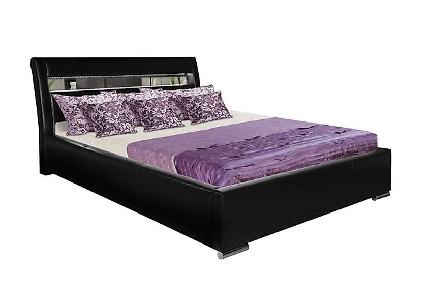 JVmoebel Bett Doppelbett Bett Polster Kunst Leder Schlafzimmer Bettkasten ( günstig online kaufen