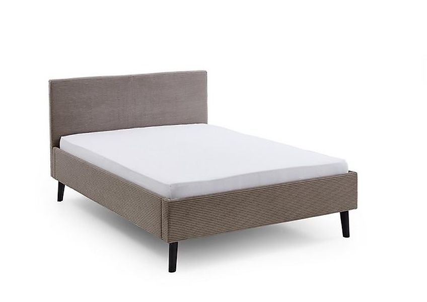 freiraum Polsterbett Avola, Liegefläche 140x200cm, Cord Poso Farbe taupe - günstig online kaufen
