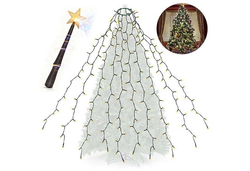 Salcar LED-Lichterkette Weihnachts Lichterkette Weihnachtsbaum LED Lichterk günstig online kaufen