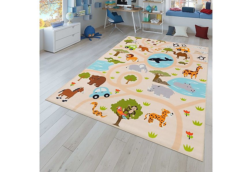 TT Home Teppich, Rechteckig, Höhe: 4 mm, Kinderzimmerteppich Teppich Junge günstig online kaufen