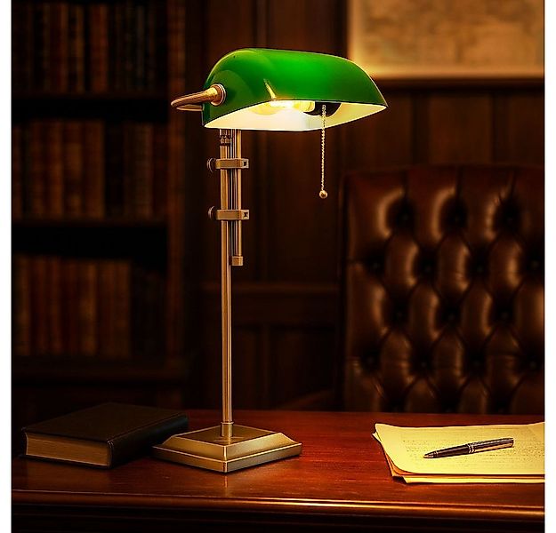 GLOBO LIGHTING Schreibtischlampe, Leuchtmittel inklusive, Warmweiß, Bankerl günstig online kaufen