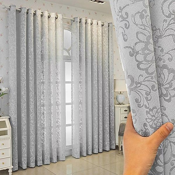 BYSURE Vorhang, Ösen (2 St), halbtransparent, günstig online kaufen