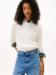 Tommy Jeans Strickpullover TJW CABLE ESSENTIAL günstig online kaufen