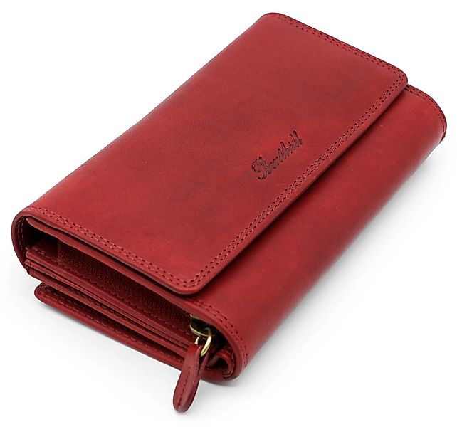Benthill Geldbörse Damen Echt Leder Groß mit vielen Fächern RFID Portemonna günstig online kaufen