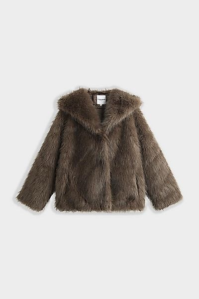 Copperose Winterjacke Oversize Fellimitatjacke BY306 kuschelige Kurzjacke m günstig online kaufen