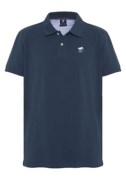 Polo Sylt Poloshirt im puristischen Design mit Label-Stitching günstig online kaufen