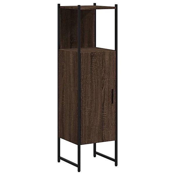 vidaXL Mehrzweckschrank Badezimmerschrank Schrank Nischenschrank Braun Eich günstig online kaufen