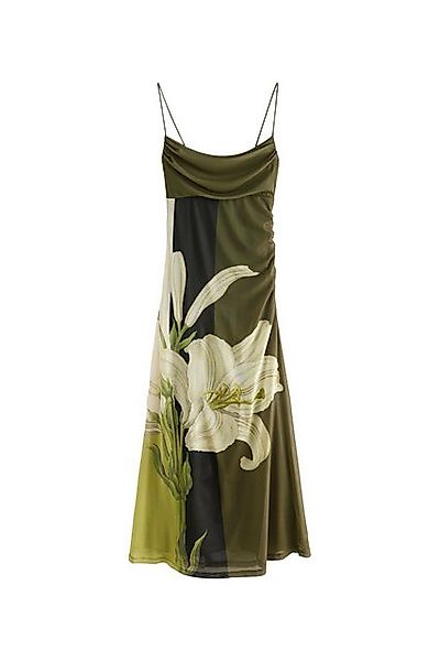 Next Jerseykleid Mesh-Midikleid mit Wasserfallausschnitt (1-tlg) günstig online kaufen
