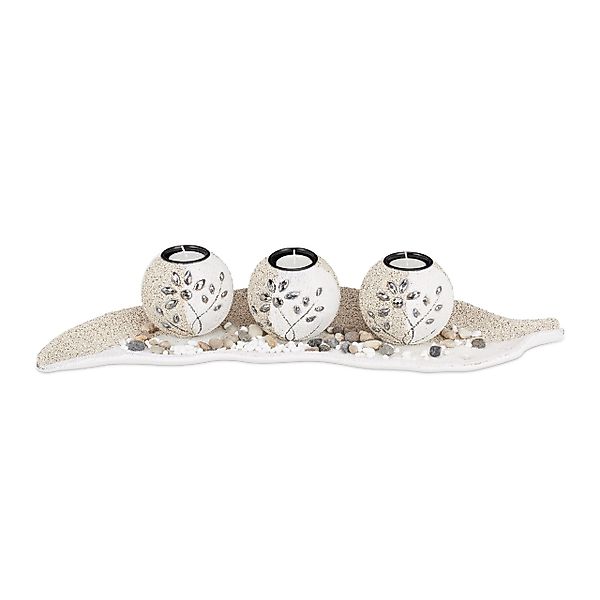 relaxdays Teelichthalter Set Sand günstig online kaufen