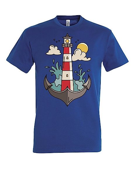 Youth Designz Print-Shirt "Anker Leuchtturm" Herren T-Shirt Lustigen Print günstig online kaufen