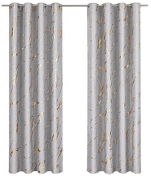 Joyswahl Vorhang Luka (1 St), Ösen, Blickdicht glänzend Streifen günstig online kaufen