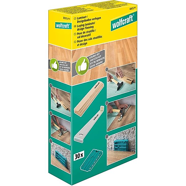 Wolfcraft Laminatschneider Wolfcraft Laminat- und Designboden Verlege Set G günstig online kaufen