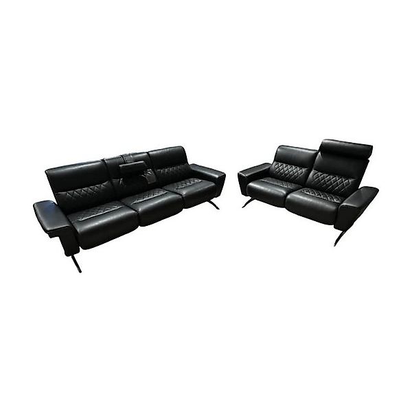 Stressless® Polstergarnitur Sofagruppe Michelle Leder Cori 19 Schwarz Füße günstig online kaufen