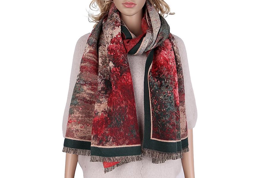 MIRROSI Modeschal weicher und warmer Schal ca.70x180cm, Gemälde Design, (Ne günstig online kaufen