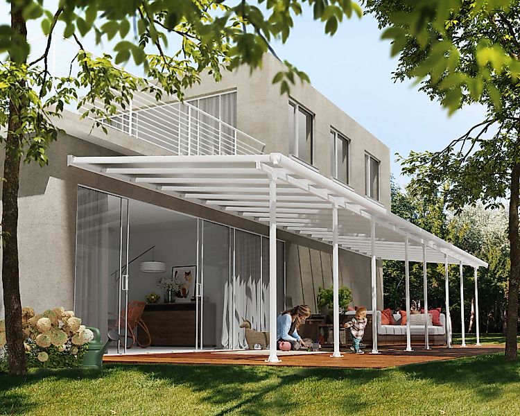 Palram - Canopia Terrassendach "Feria Alu Terrassenüberdachung", einfache D günstig online kaufen