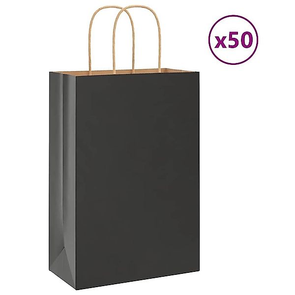 vidaXL Tragetasche, Papiertragetaschen 50 Stk. mit günstig online kaufen