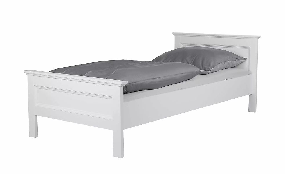 Bettgestell  Laurito ¦ weiß ¦ Maße (cm): B: 97 H: 80 T: 209.0 Betten > Bett günstig online kaufen