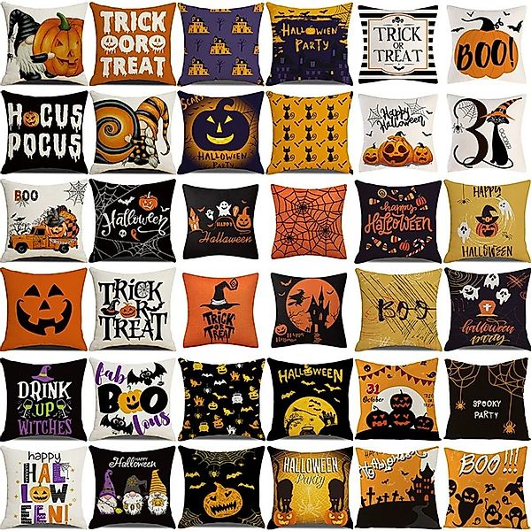 CLTYQ Kissenbezug Halloween Kissenbezug mit Kürbis günstig online kaufen
