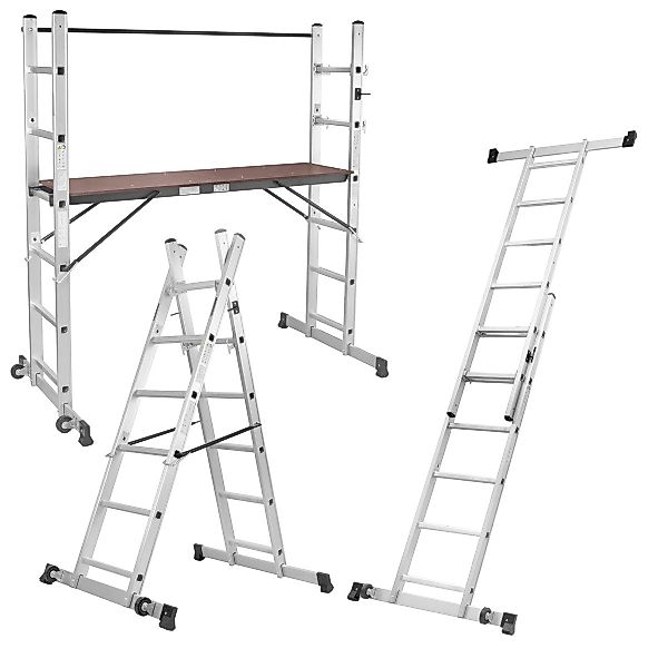STAHLWERK Vielzweckleiter Leitergerüst LG-270 ST 150 günstig online kaufen