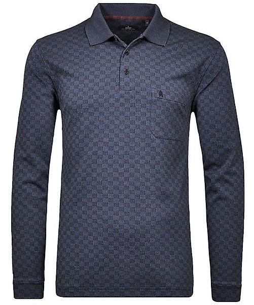 RAGMAN Langarm-Poloshirt Polo button LS jacquard günstig online kaufen