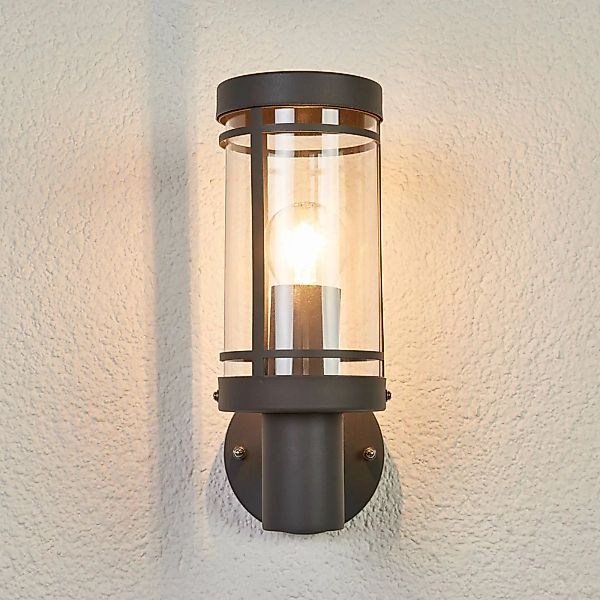 ELC Torido Außenwandlampe in Dunkelgrau günstig online kaufen
