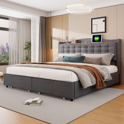 HAUSS SPOLE Polsterbett 160x200 mit USB-Ladeanschluss, günstig online kaufen