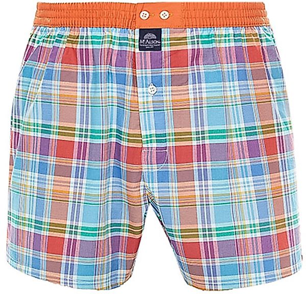 MC ALSON Boxer-Shorts 4332/orange-blau günstig online kaufen