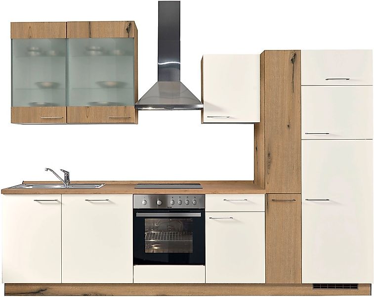 KOCHSTATION Küchenzeile ""KS-Trea", wahlweise mit E-Geräten, höhenverstellb günstig online kaufen