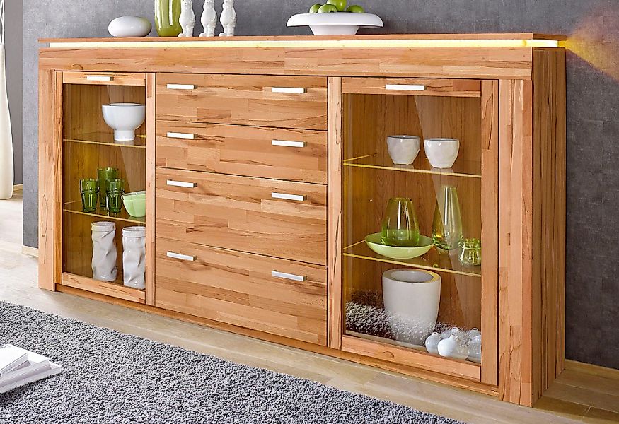 VOGL Möbelfabrik Highboard, Breite 222 cm günstig online kaufen