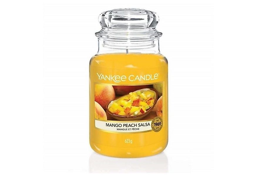 Yankee Candle Duftkerze Yankee Candle Mango Peach Salsa Duftkerze im Glas 6 günstig online kaufen