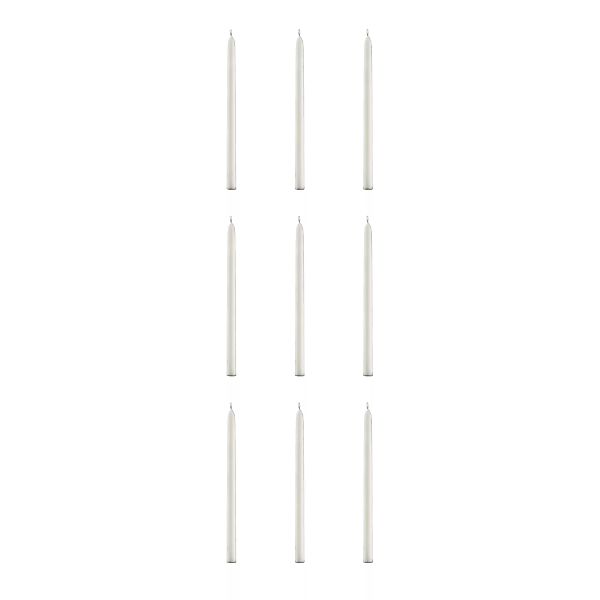 by Lassen - Kerze für Kubus Micro 9er Set - weiß/H x Ø 21.5x1.3cm günstig online kaufen