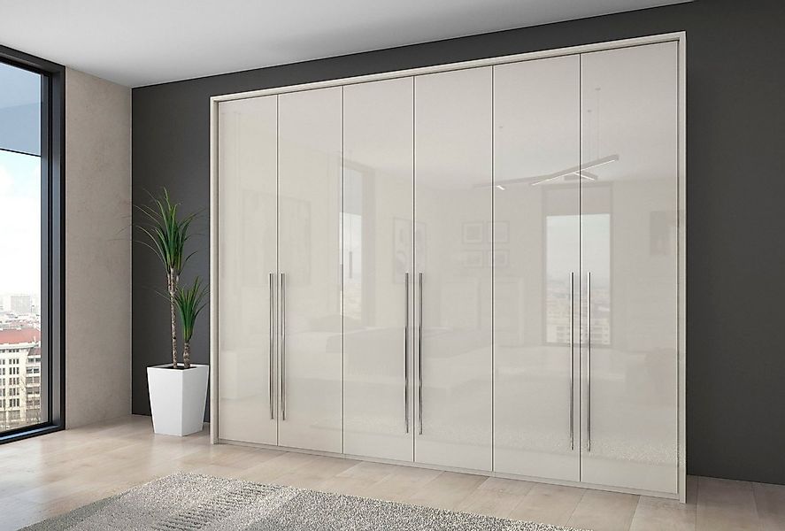 Places of Style Kleiderschrank "Piano", beige oder weiß, UV lackiert, Hochg günstig online kaufen